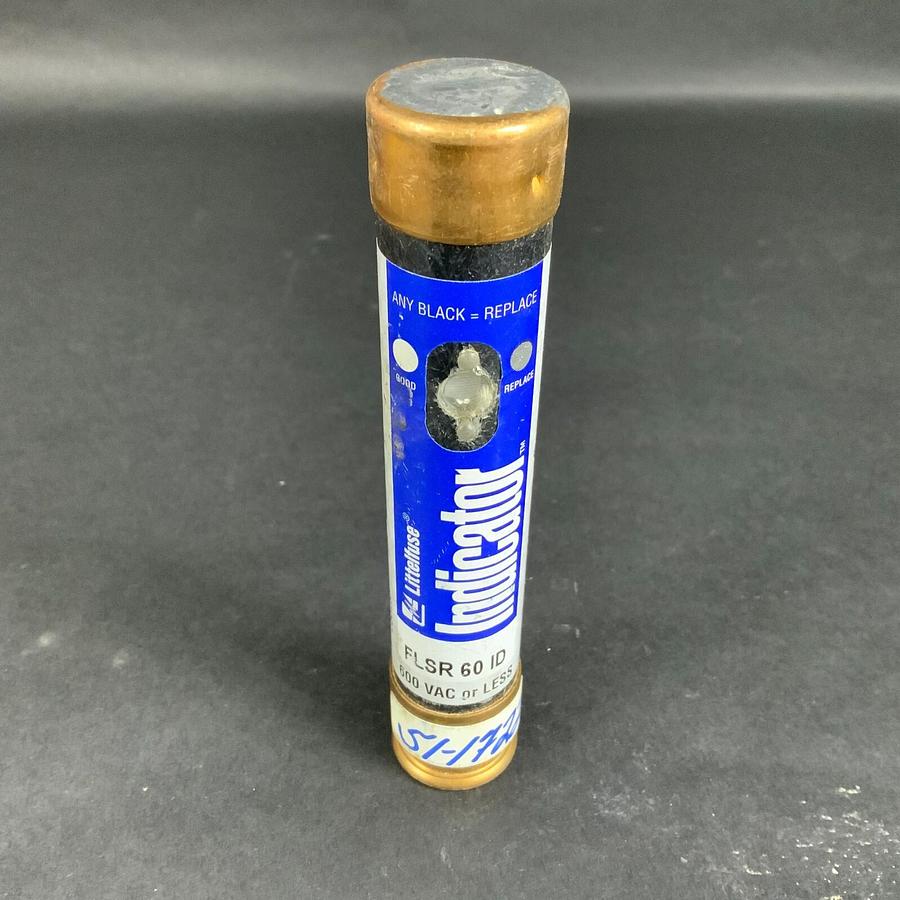 Used LITTELFUSE FLSR-60-ID INDICATOR FUSE ($7 OBO)
