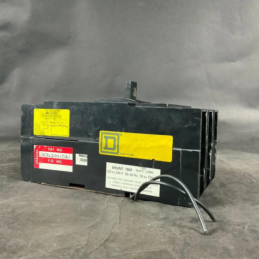 Used SQUARE D KAF362001021 CIRCUIT BREAKER ($170 OBO)