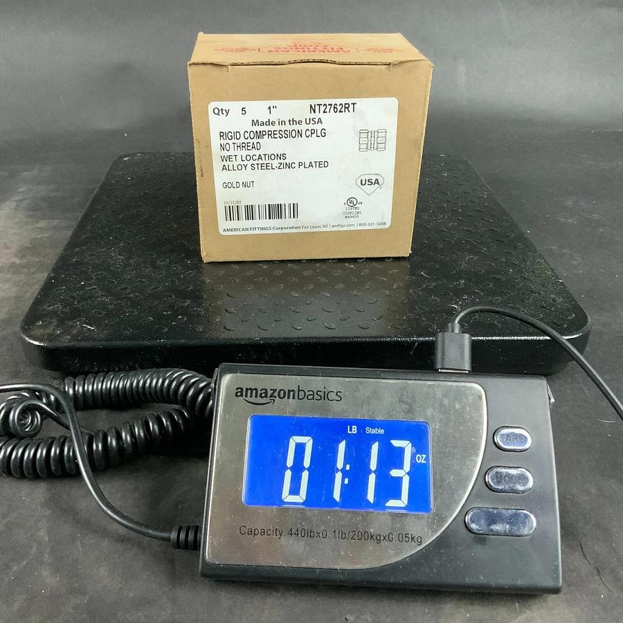 AMFICO NT2762RT 1” RIGID COMPRESSION COUPLING - SET OF 5 ($45 OBO)