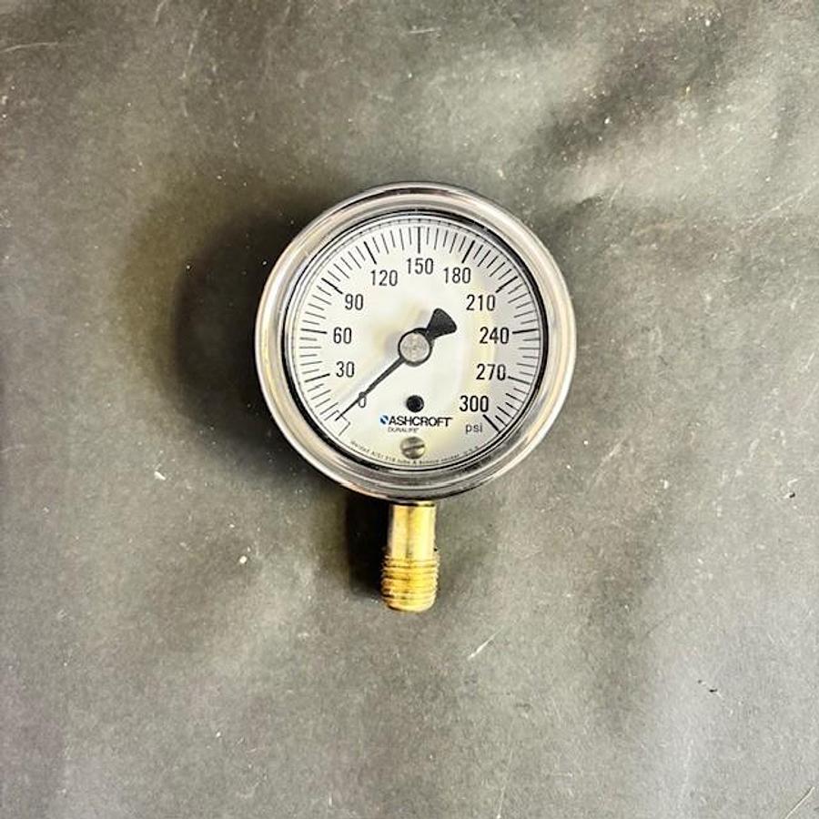 Used ASHCROFT 25-1009-AW-02L-300 GAUGE