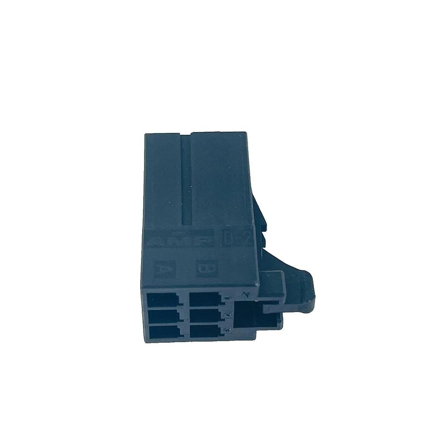 Used TE CONNECTIVITY AMP 1-1318119-3 D-2 X 6-POS RECEPTACLE HOUSING 7 PCS