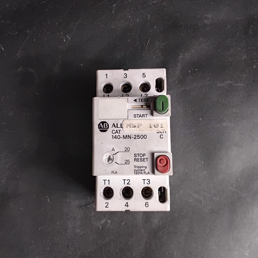 Used ALLEN BRADLEY 140-MN-2500 MANUAL STARTER ($25 OBO)
