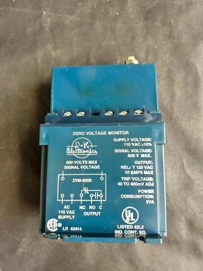 Used R-K ELECTRONICS ZVM-6000 SPEED SWITCH MODULE