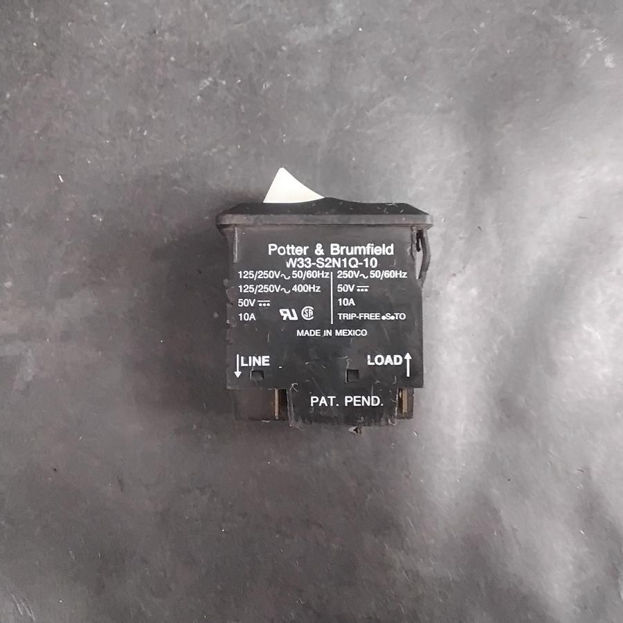 Used POTTER & BRUMFIELD W33-S2N1Q-10 CIRCUIT BREAKER ($18 OBO)