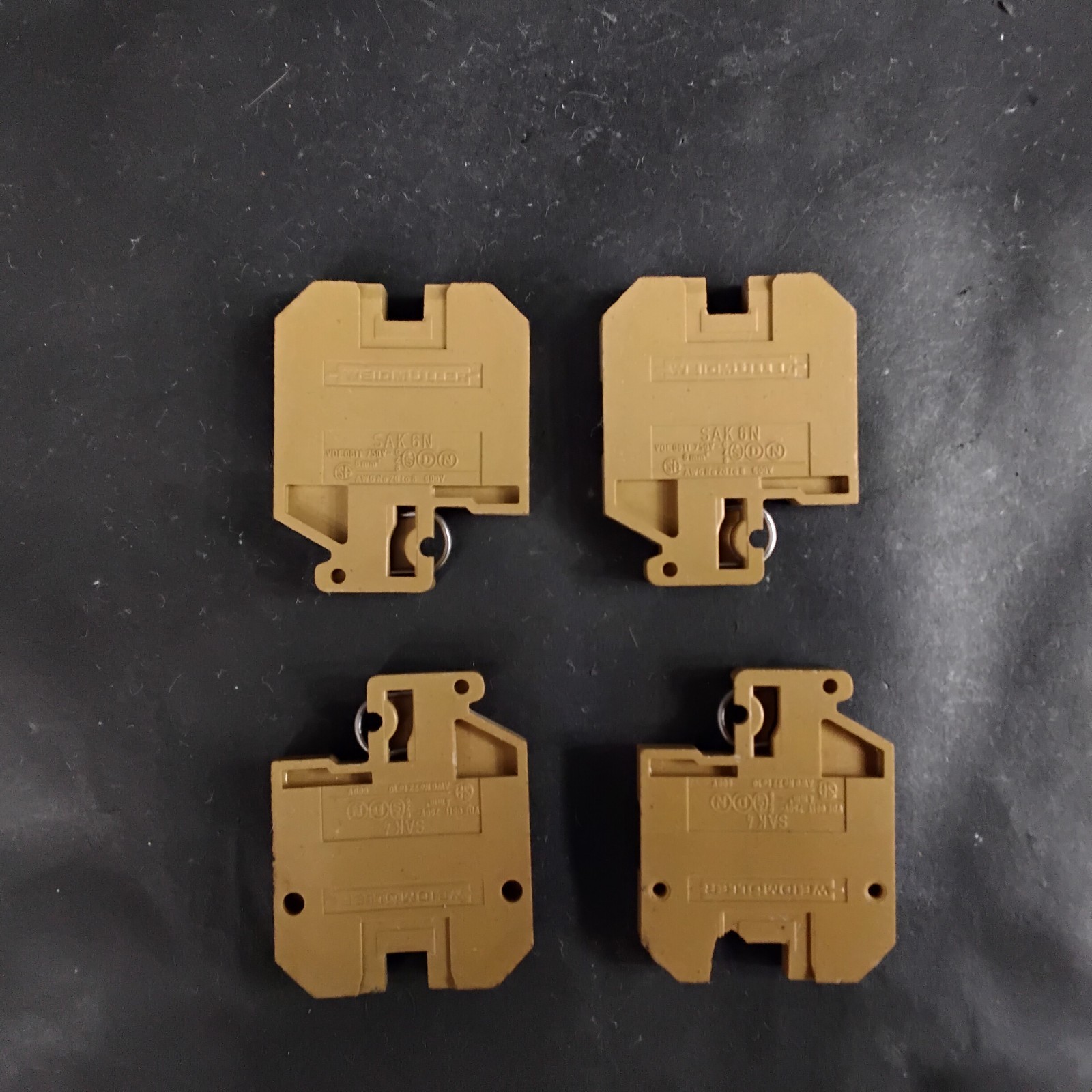 Used WEIDMULLER SAK 6N TERMINAL BLOCKS ($7/EACH OBO)