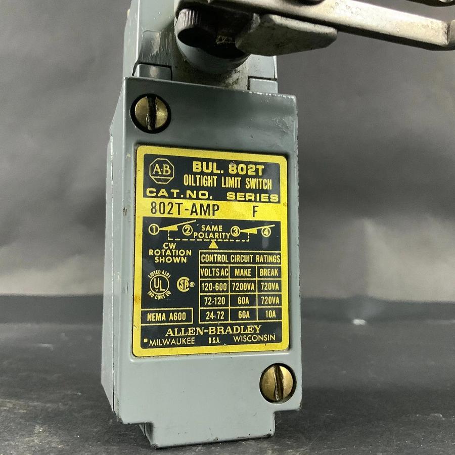 Used ALLEN BRADLEY 802T-AMP SERIES F LIMIT SWITCH ($70 OBO)