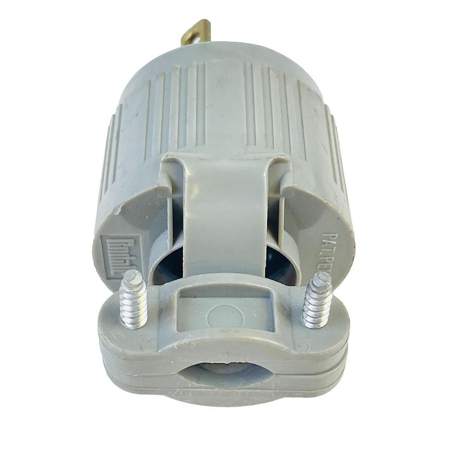 Used RONDALE 1-15P MALE PLUG 15A 125V NEMA 2-POLE 2-WIRE STRAIGHT BLADE