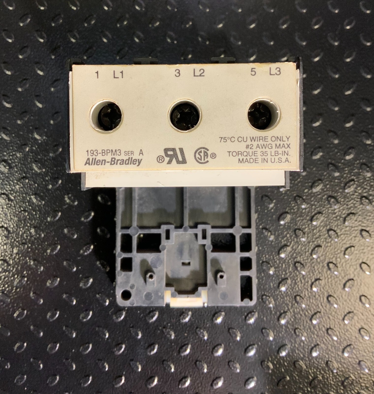 Used ALLEN BRADLEY 193-BPM3 ($14.99 OBO)