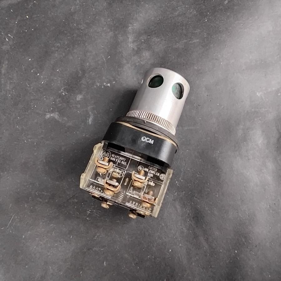 Used ALLEN BRADLEY 800T-PA16 SERIES B GREEN PUSHBUTTON ($15 OBO)