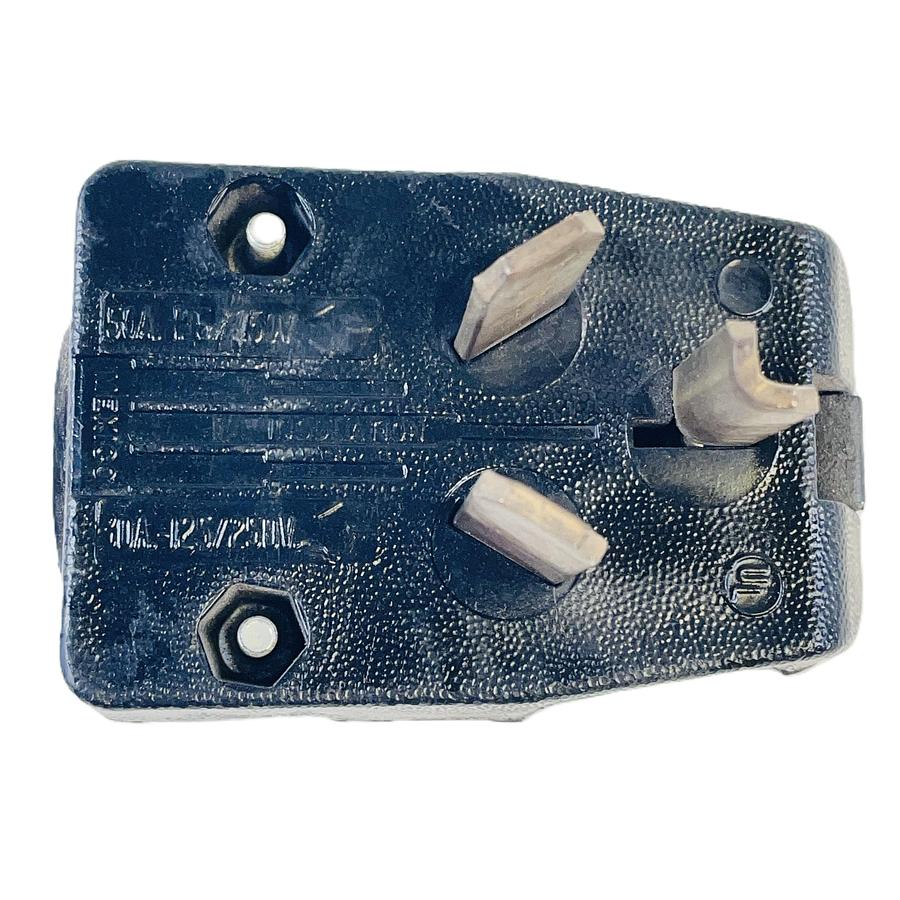 Refurbished LEVITON 287-E HEAVY DUTY ANGLE POWER PLUG 30A / 50A 125V / 250V