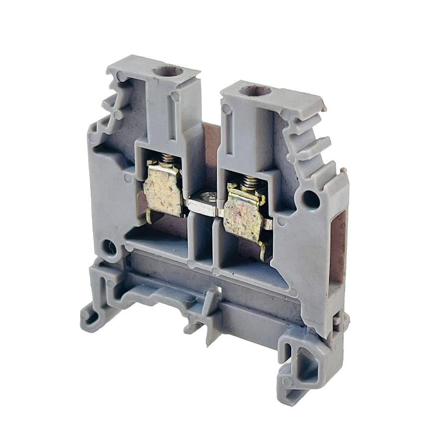 Used ABB ENTRELEC M4/6-5116 DIN RAIL TERMINAL BLOCK 600V 25A 24-10 AWG (LOT OF 12)