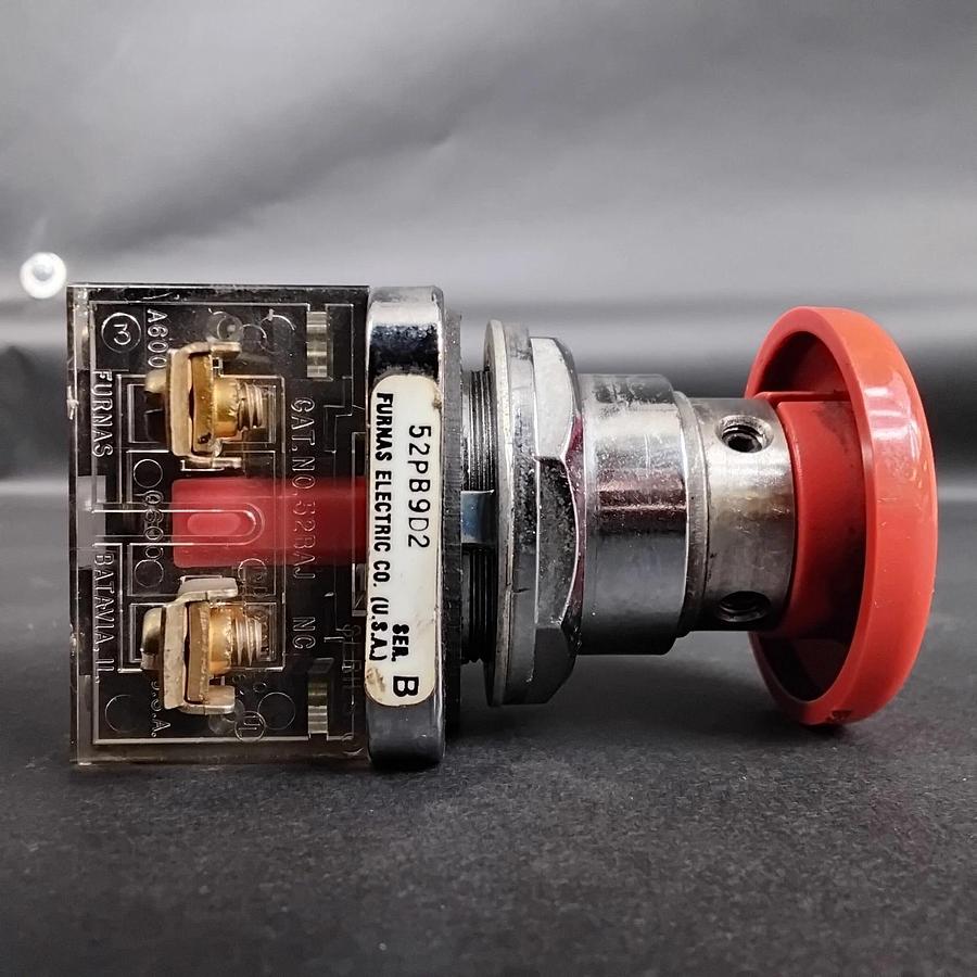 Used FURNAS 52PBD2 SERIES B RED PUSHBUTTON ($30 OBO)