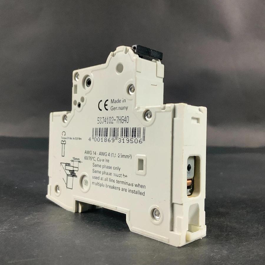 Used SIEMENS 5SJ4102-7HG40 CIRCUIT BREAKER ($25 OBO)