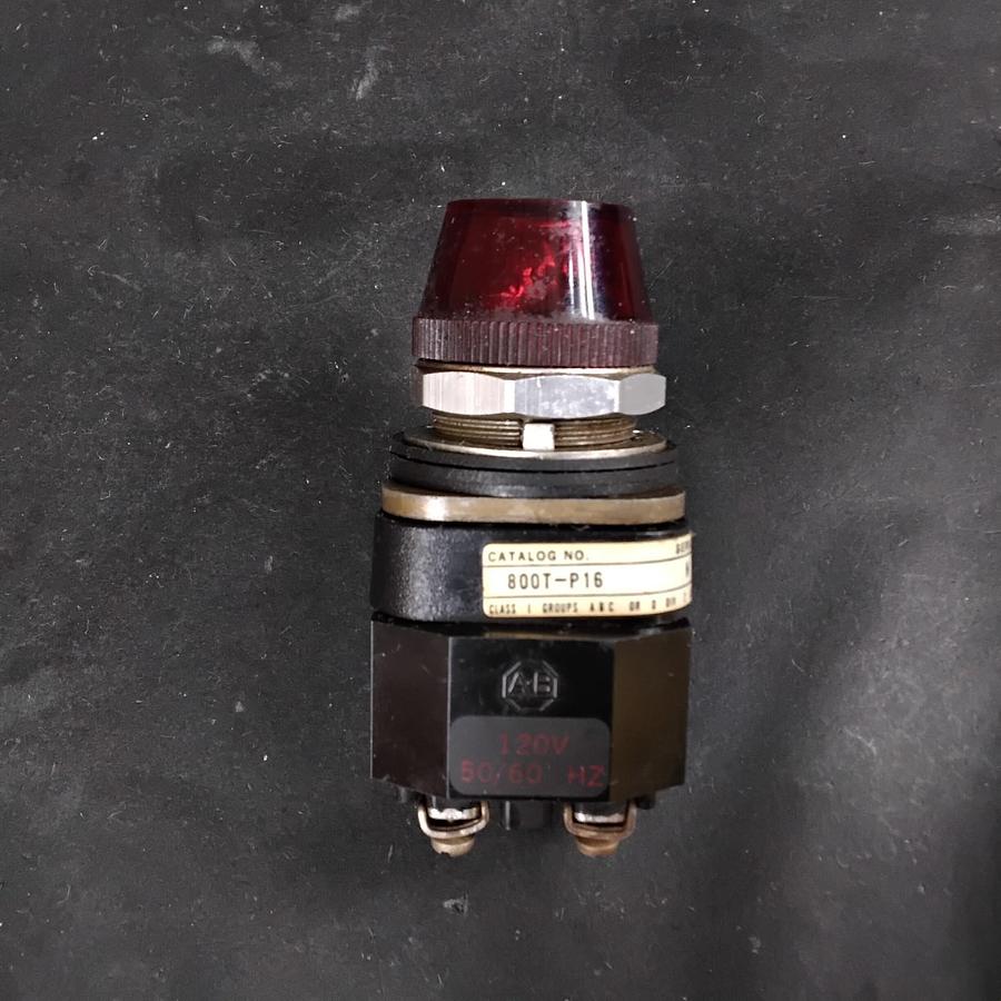 Used ALLEN BRADLEY 800T-P16 SERIES N RED PUSHBUTTON SWITCH ($15 OBO)