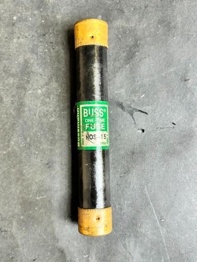Used BUSSMANN NOS-15 FUSE