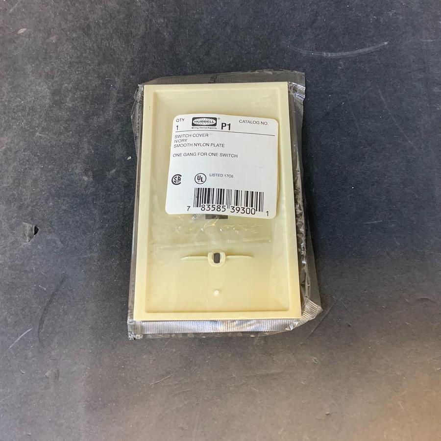 HUBBELL P1 IVORY SWITCH COVER - SET OF 3 ($5 OBO)