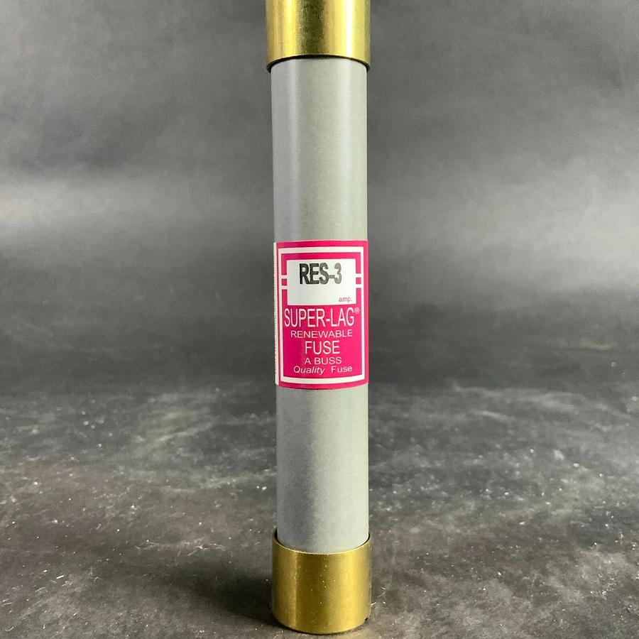 BUSSMANN RES-3 SUPER-LAG FUSE - BOX OF 10 BRAND NEW ($70 OBO)