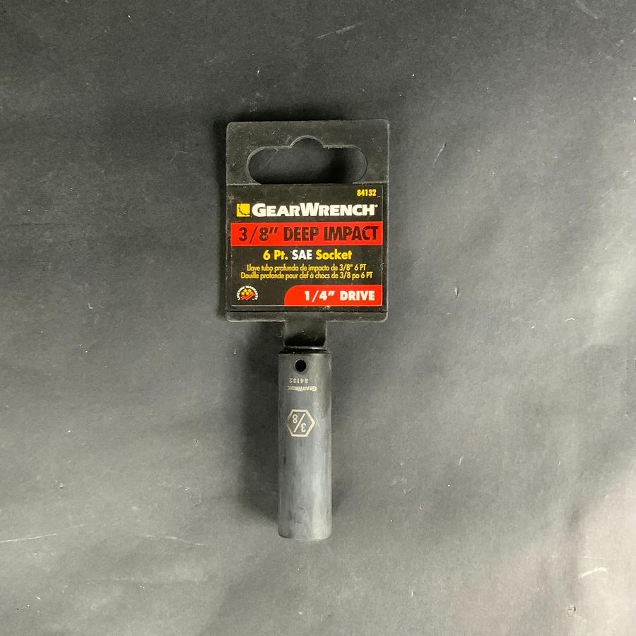 GEARWRENCH 84132 3/8” DEEP IMPACT 6PT SAE SOCKET ($5 OBO)