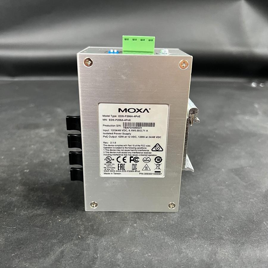 Used MOXA EDS-P206A-4POE ETHERNET SWITCH ($350 OBO)
