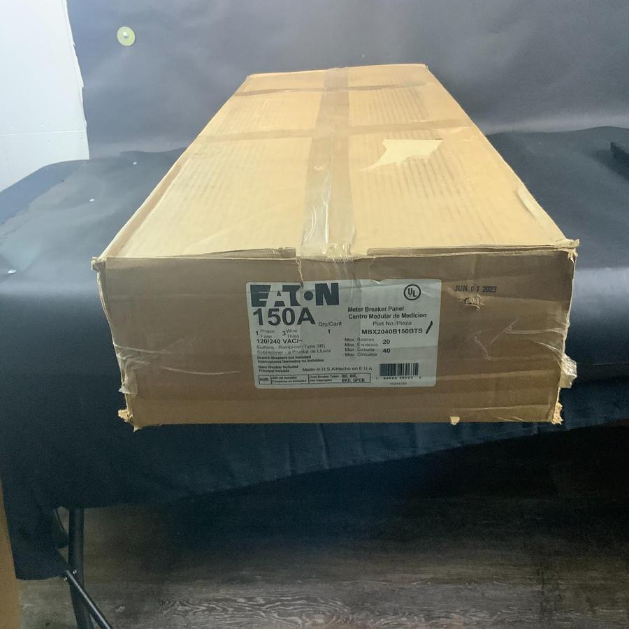 Used EATON MBX2040B150BTS METER BREAKER PANEL ($250 OBO)