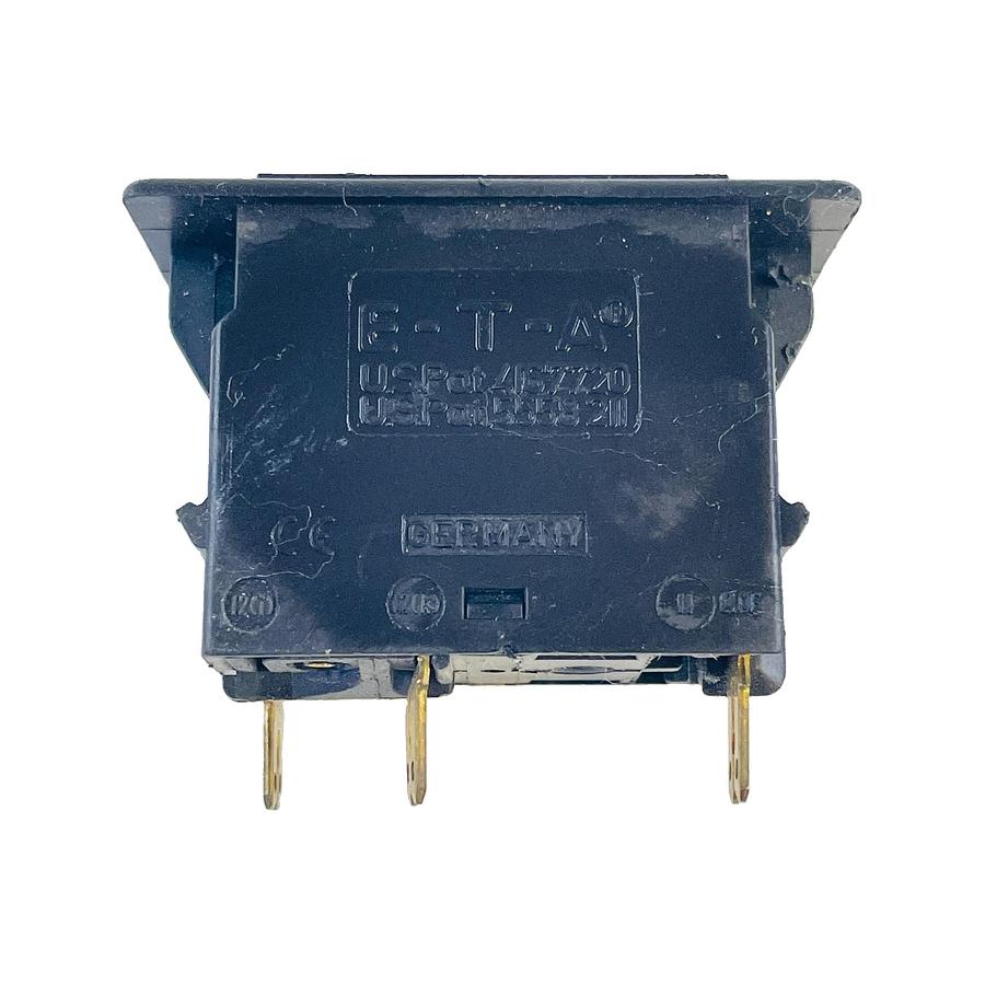 Used E-T-A 3120-F311-P7T1-W12SB3 3A 240VAC 50VDC DOUBLE POLE THERMAL BREAKER