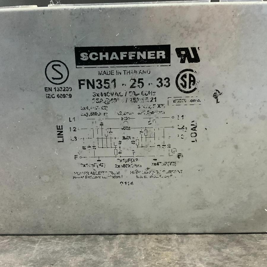 Used SCHAFFNER FN351-25-33 POWER LINE FILTER ($25 OBO)