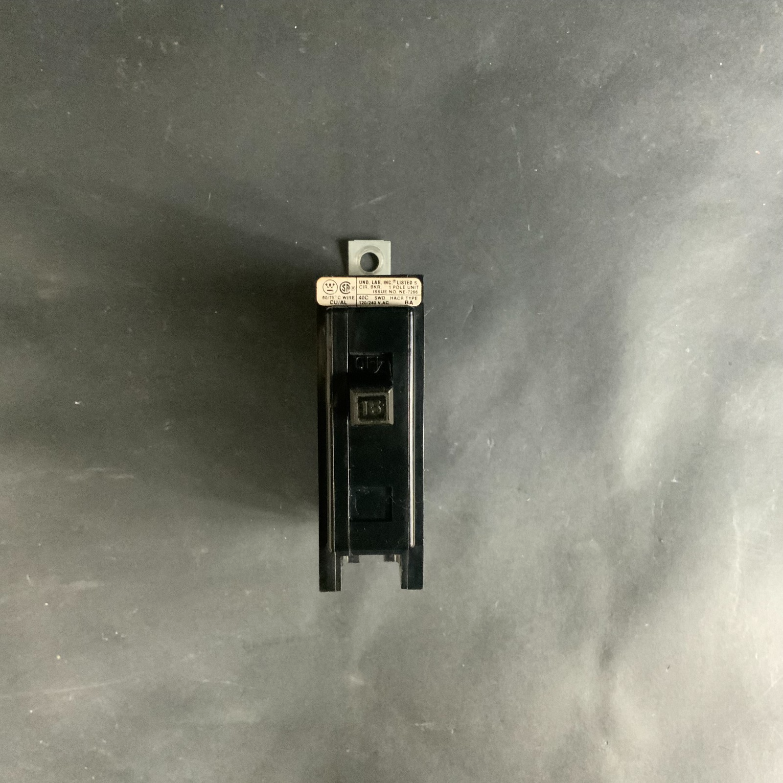 Used WESTINGHOUSE BA115 CIRCUIT BREAKER ($10 OBO)