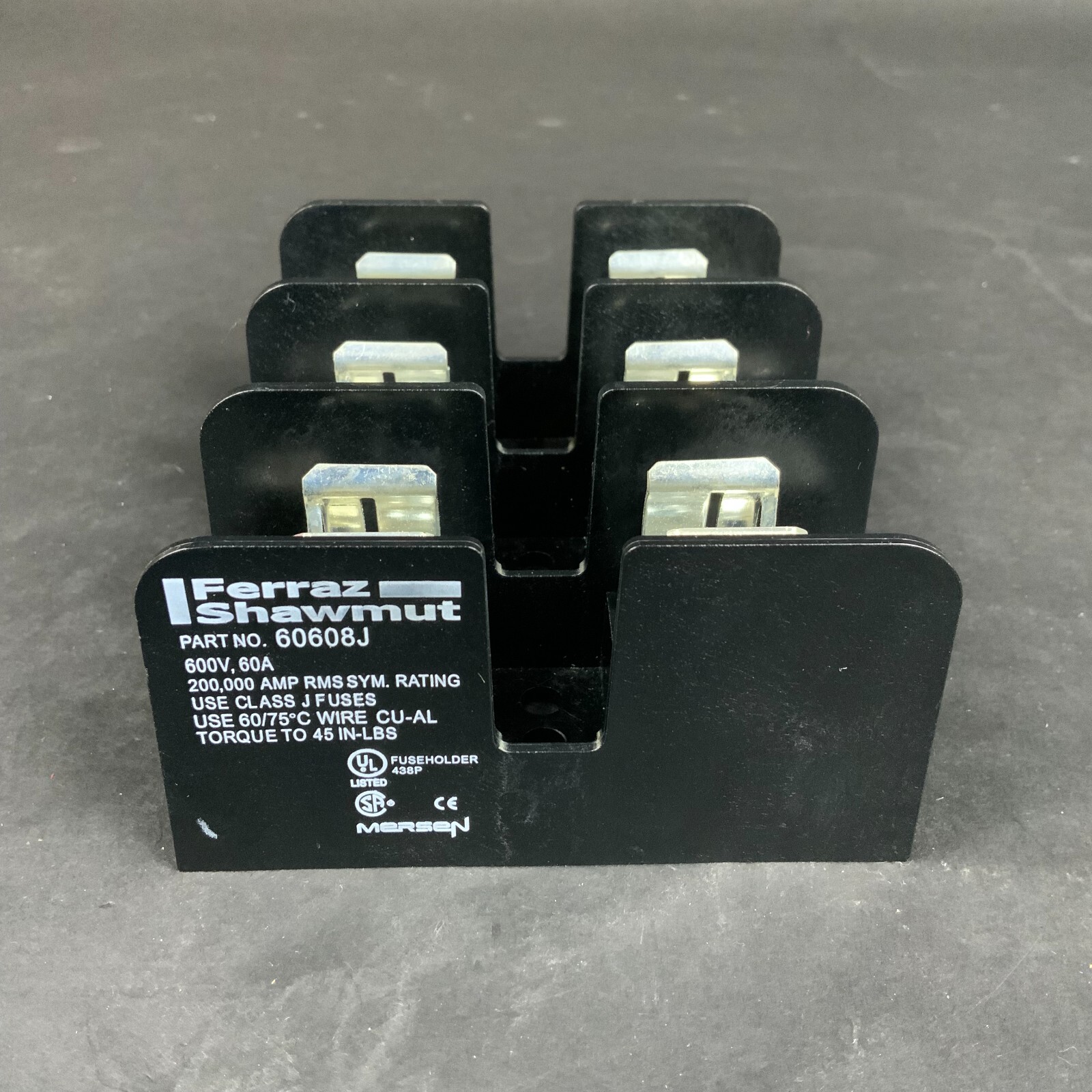 Used FERRAZ SHAWMUT 60608J FUSE BLOCK ($13 OBO)