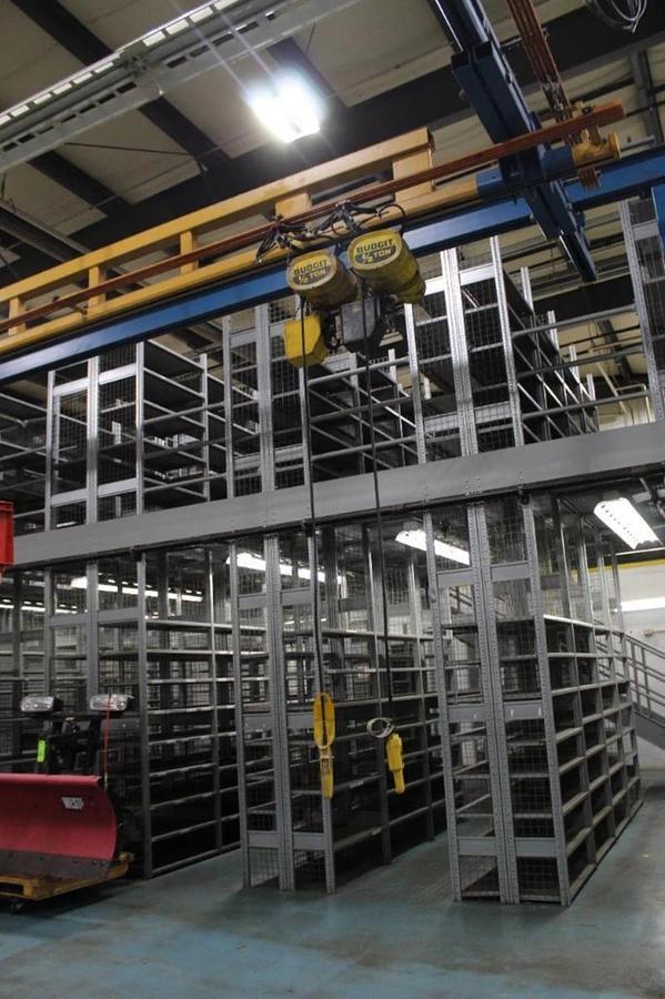 Refurbished Gorbel Crane 40'x35'x12' 2 Runways & 4-500Lb Electric Chain Hoists (BEST OFFER!)
