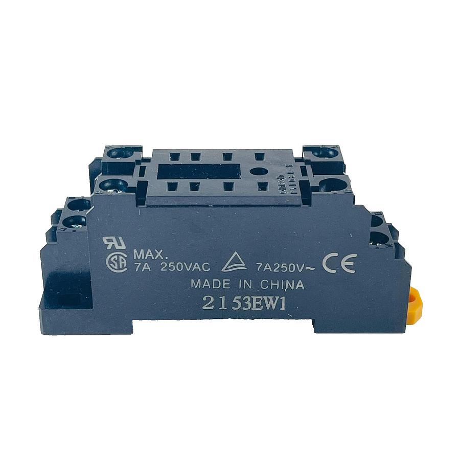 Used OMRON 2-M4X10 RELAY SOCKET 7A 250VAC INDUSTRIAL ELECTRICAL CONTROL COMPONENT