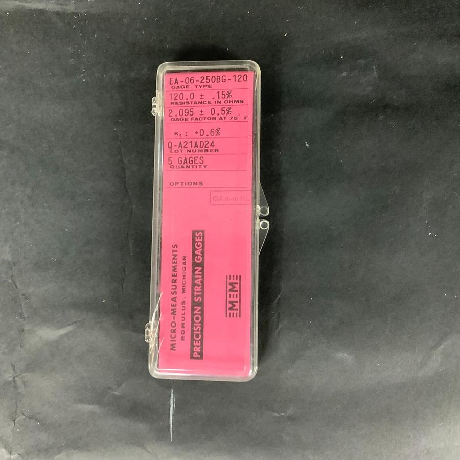 Used MICRO-MEASUREMENTS EA-06-250BG-120 PRECISION STRAIN GAUGE - BOX OF 5 ($25 OBO)