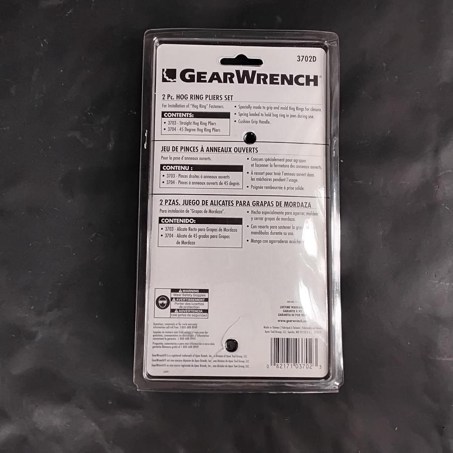 GEARWRENCH 3702D RING PLIERS - SET OF 2 ($45 OBO)