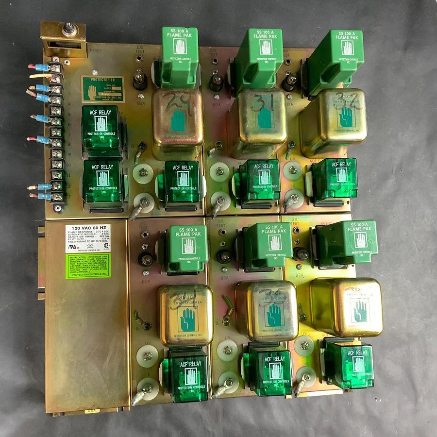 Used PROTECTION CONTROLS 6642-VBL COMBUSTION SAFEGUARD FLAME MONITOR ($350 OBO)