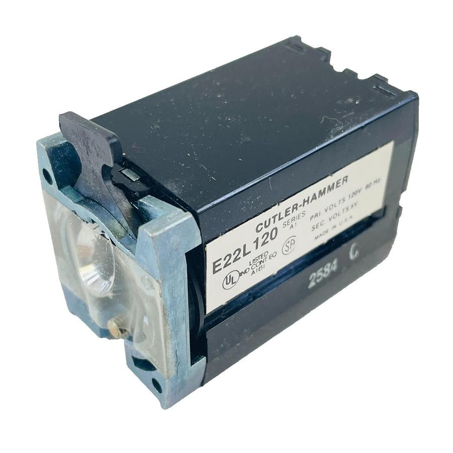 Used CUTLER HAMMER E22L120 TRANSFORMER 110/120V 50/60HZ PRIMARY INDUSTRIAL