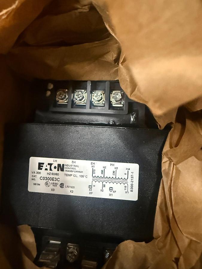 EATON C0300E3C CONTROL TRANSFORMER