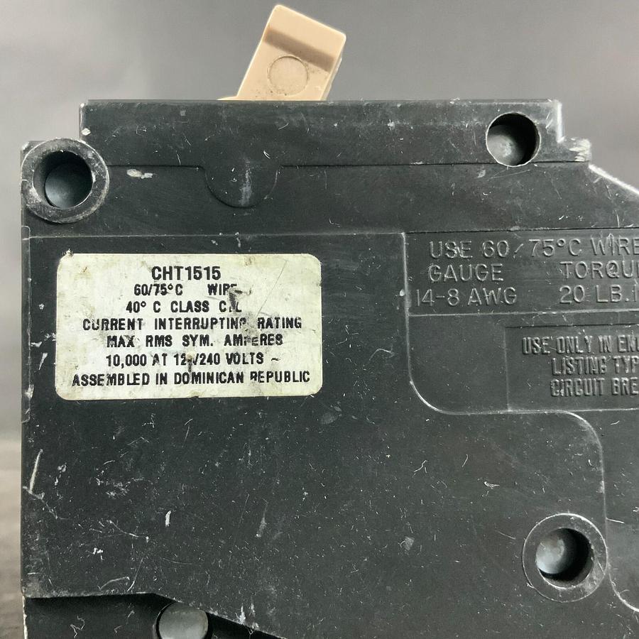 Used EATON M-1641 TWO 1 POLE CIRCUIT BREAKER ($15 OBO)