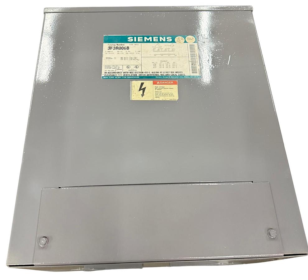 Used Siemens - 3F3R006B - 6.00kVA Transformer ($500 OBO)