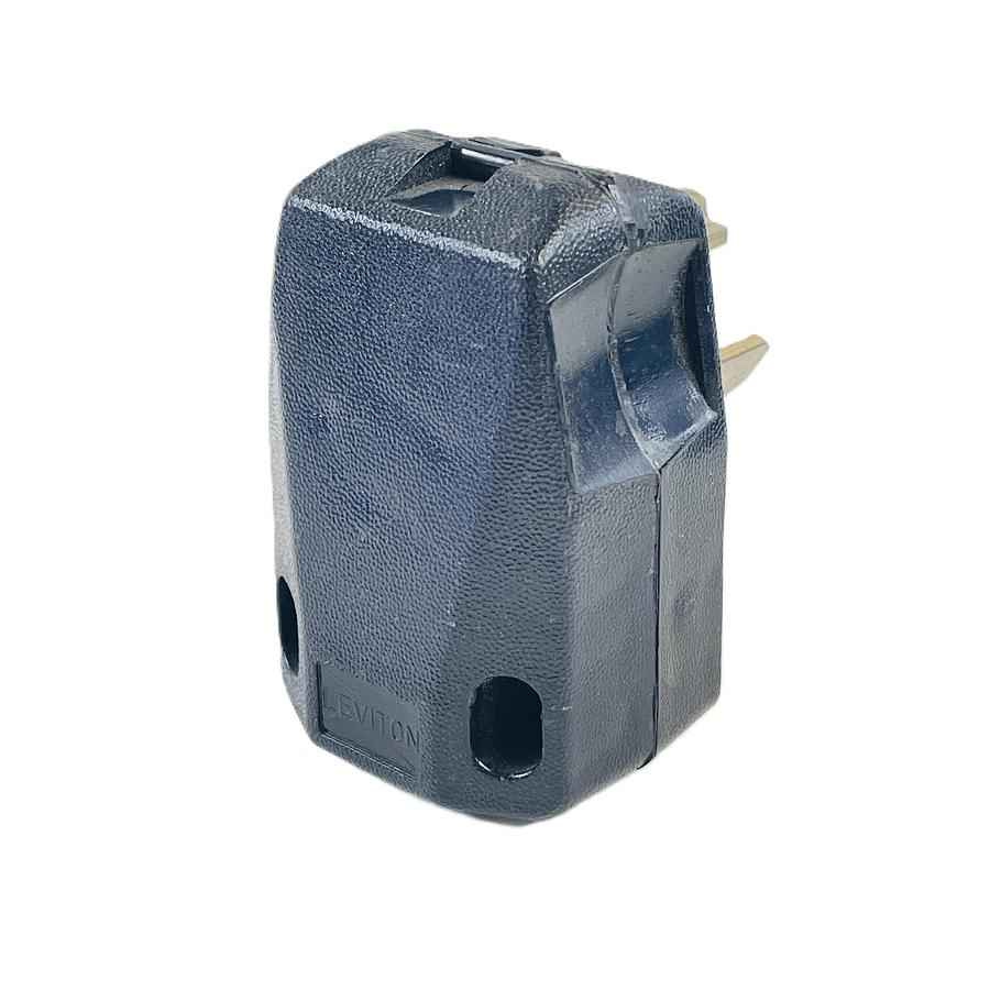 Refurbished LEVITON 287-E HEAVY DUTY ANGLE POWER PLUG 30A / 50A 125V / 250V