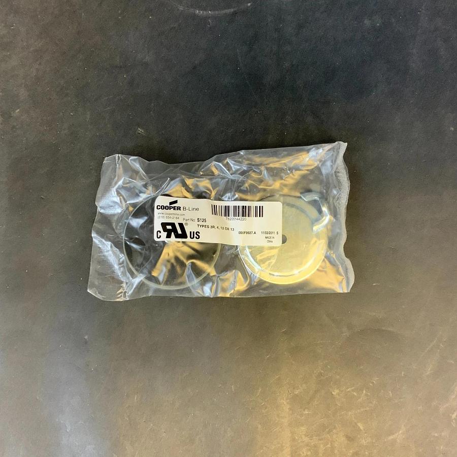 COOPER B-LINE S125 OIL-TIGHT HOLE SEAL - SET OF 6 ($15 OBO)