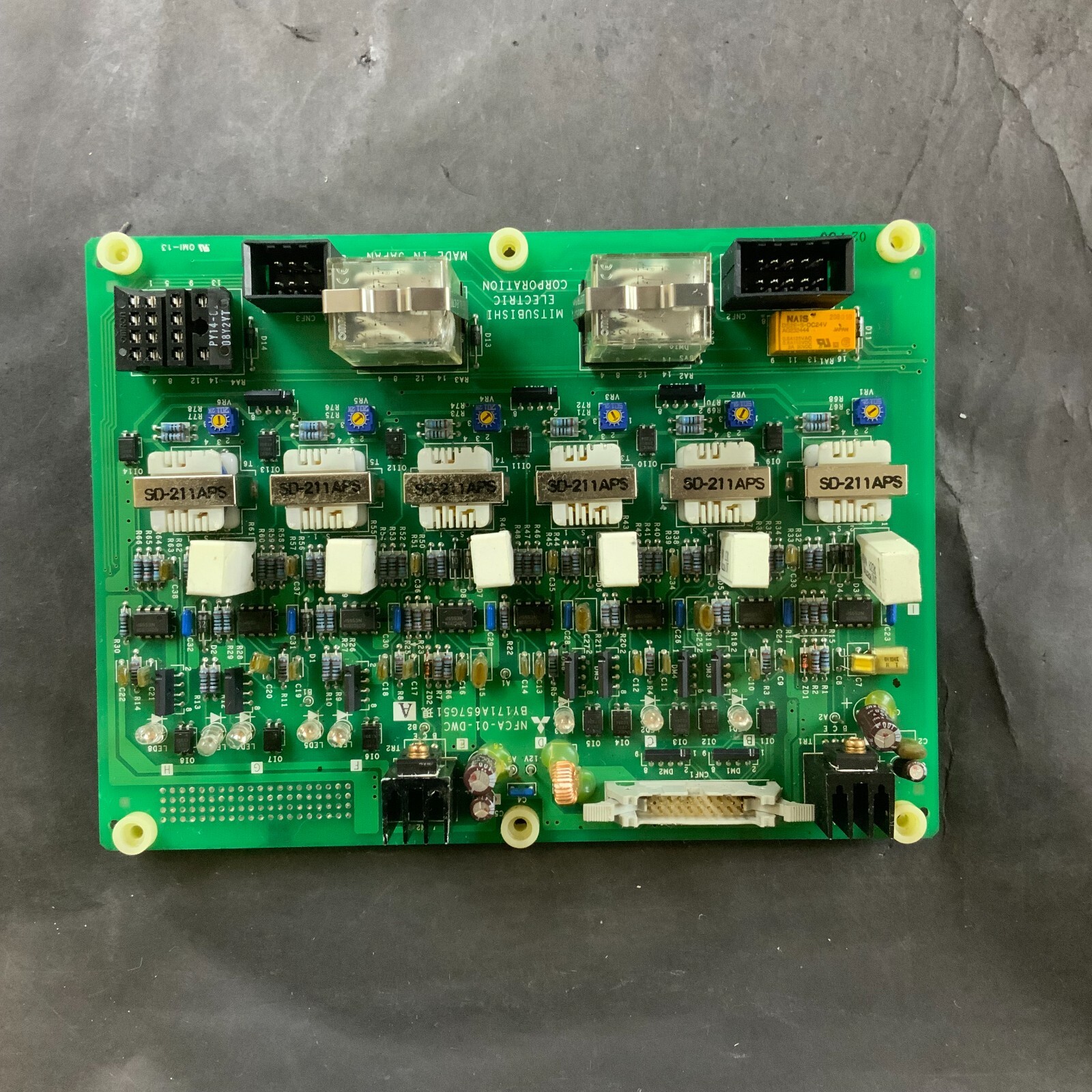 Used MITSUBISHI NFCA-01-DWC BY171A657G51 PC BOARD ($200 OBO)
