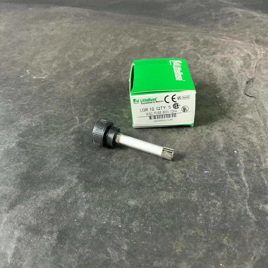 LITTELFUSE LGR 10 FUSE - BOX OF 5 ($10 OBO)