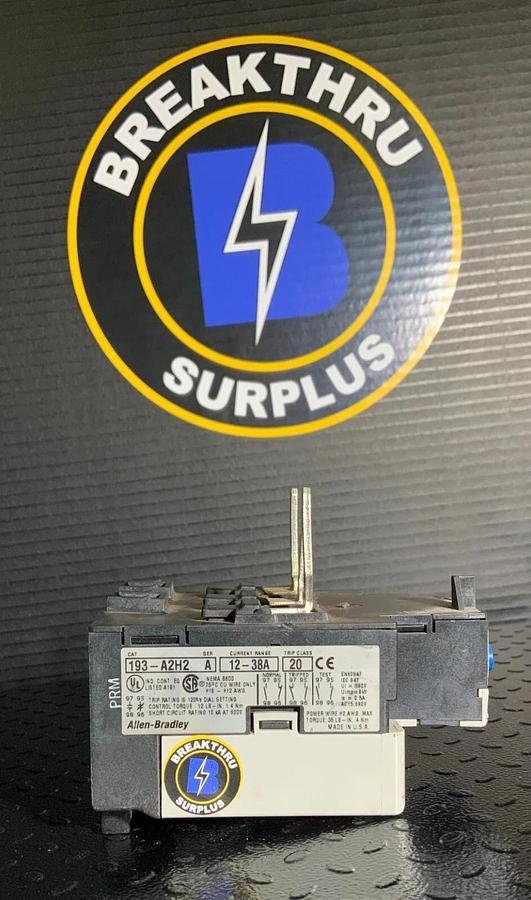 Used ALLEN BRADLEY 193-A2H2A ($29.99/EACH OBO)