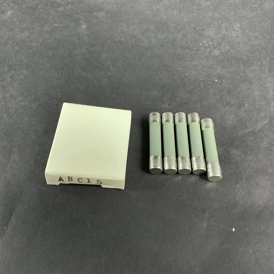 Used BUSSMANN ABC-15-FUSE - SET OF 5 ($6.50 OBO)