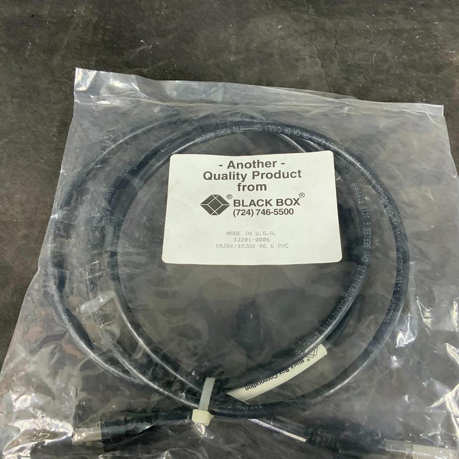 Used BLACK BOX XJ201-0006 ETHERNET CABLE ($25 OBO)