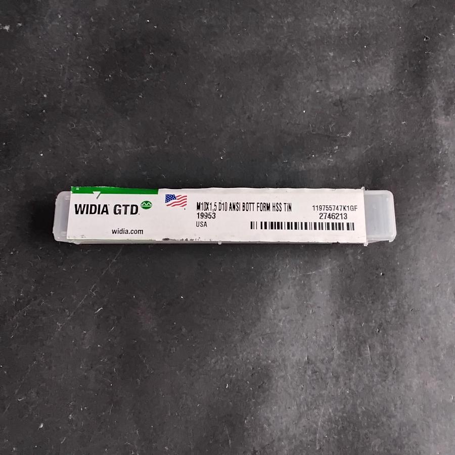 Used WIDIA GTD M10X1,5 D10 HSS TAP ($22 OBO)