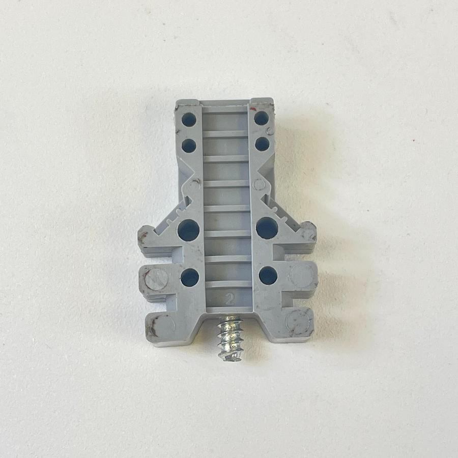 Used PHOENIX CONTACT 1201455 TYP E/U END BRACKET TERMINAL BLOCK DIN RAIL INDUSTRIAL