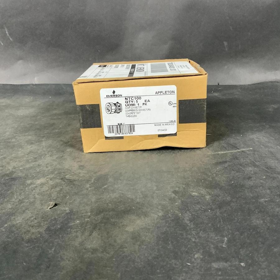 APPLETON NTC-100 1" COMPRESSION CONNECTOR - BOX OF 5 ($25 OBO)