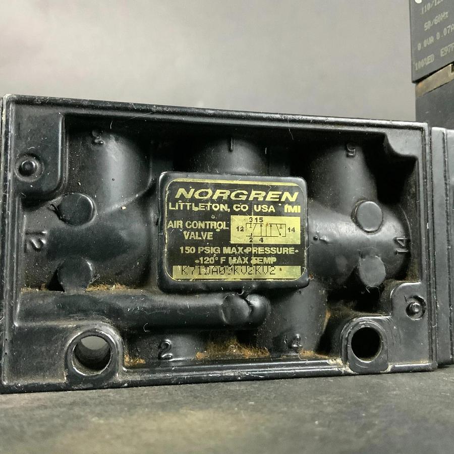 Used NORGREN K71DA00KVZKV2 SOLENOID VALVE ($120 OBO)