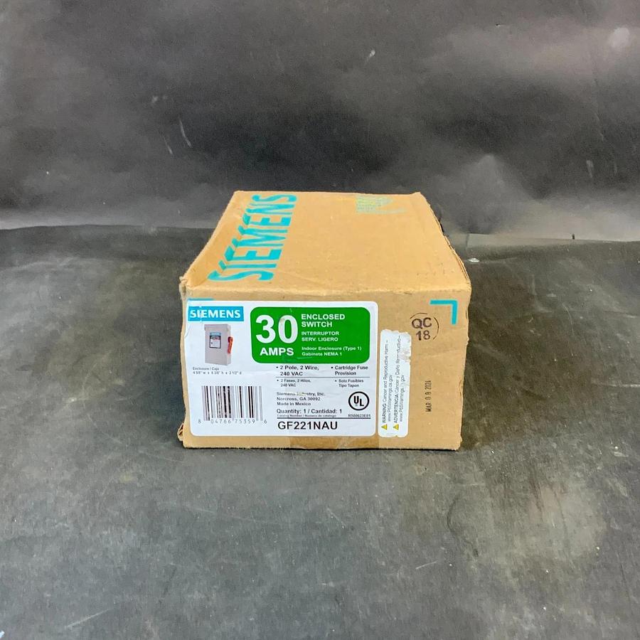 SIEMENS GF221NAU ENCLOSED SWITCH ($30 OBO)