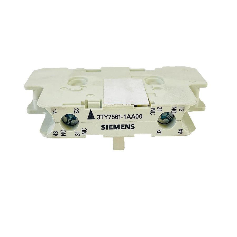 Used SIEMENS 3TY7 561-1AA00 AUXILIARY SWITCH 11 1NO+1NC NEW OPEN BOX FULLY FUNCTIONAL